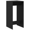 vidaXL Barbord Svart Eik 51 x 50 x 103,5 cm Konstruert tre