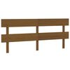 vidaXL Sengegavl honningbrun 184x3x81 cm heltre furu