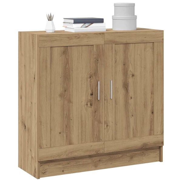 vidaXL Bokhylle artisan eik 82,5x30,5x80 cm konstruert tre