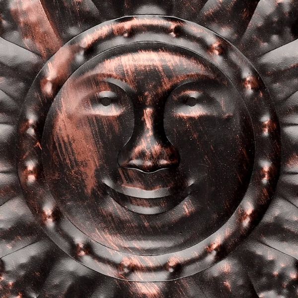 HI Soldrevet LED-vegglys solformet 40x4 cm