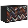 vidaXL Vegghengt TV-skap OMMEN 69 x 33 x 40 cm Svart eik