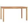 vidaXL 5-delers hagespisesett 140x80 cm heltre teak