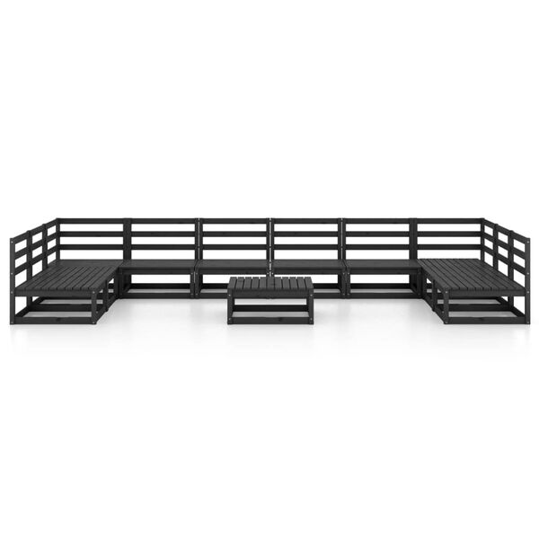 vidaXL Hagesofagruppe 11 deler heltre furu