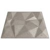 vidaXL Veggpaneler 12 stk beton 50x50 cm XPS 3 m² diamant