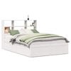 vidaXL Sengeramme uten madrass hvit 120x190 cm heltre furu