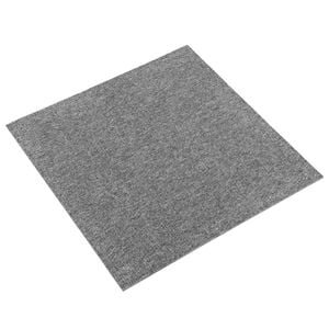 vidaXL Teppe 20 stk. Gr&aring; 50 x 50 cm 100% Polypropylen