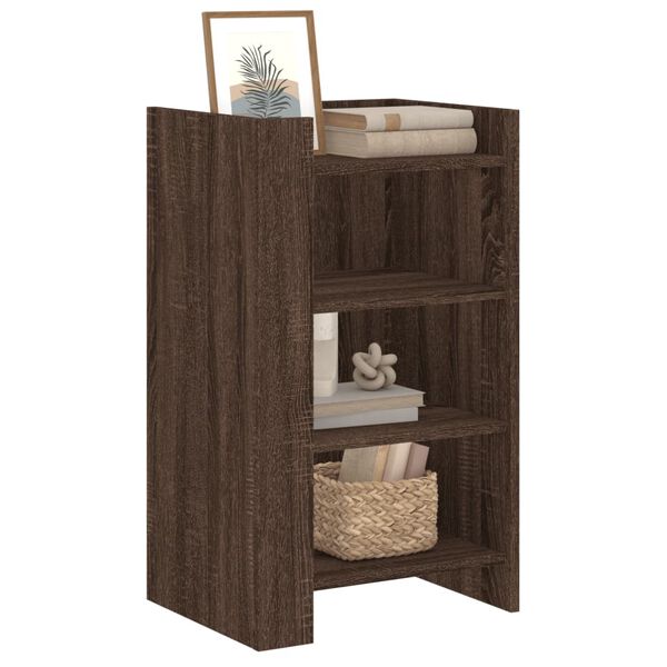 vidaXL Skjenk brun eik 45x35x75 cm konstruert tre