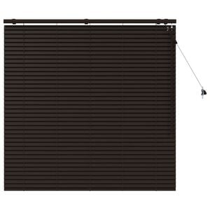 vidaXL Venetiansk persienne M&oslash;rk brun 125 x 130 cm 35 mm