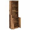 vidaXL Highboard gammelt tre 50x35x180 cm konstruert tre