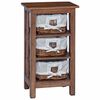 vidaXL Sidetabell Brun 38 x 28 x 72 cm Massivt mahognitre