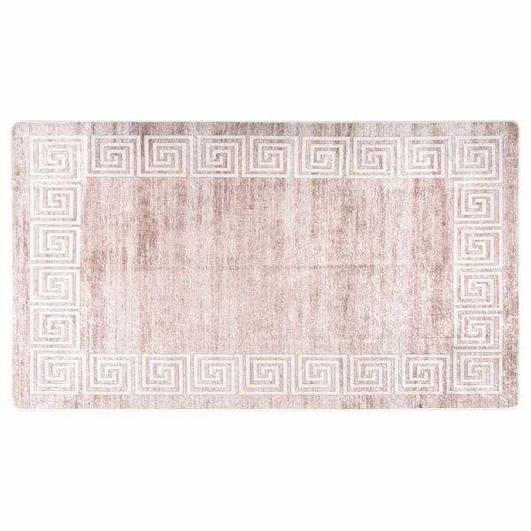 vidaXL Vaskbart teppe 190x300 cm beige