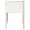 vidaXL Plantekasse hvit 50x50x70 cm heltre furu