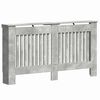 vidaXL Radiator Deksel Betonggr&aring; 152 x 19 x 81,5 cm Konstruert tre