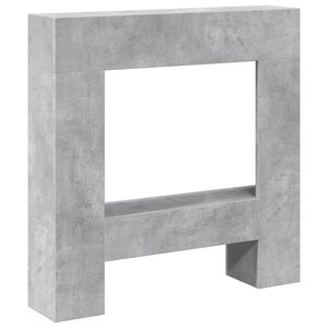 vidaXL Peisramme betonggr&aring; 81x18x82 cm konstruert tre
