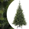 vidaXL Kunstig sammensatt juletre 150 cm PVC og metall Gr&oslash;nn