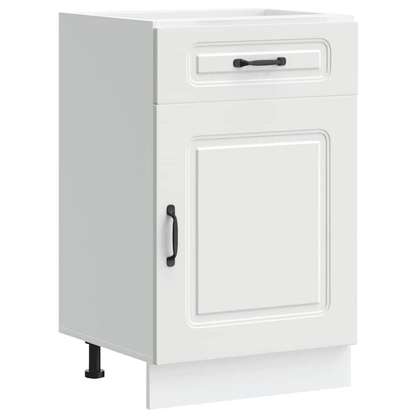 vidaXL Kj&oslash;kken underskap Kalmar hvit konstruert tre