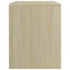 vidaXL Nattbord sonoma eik 40x30x40 cm konstruert tre