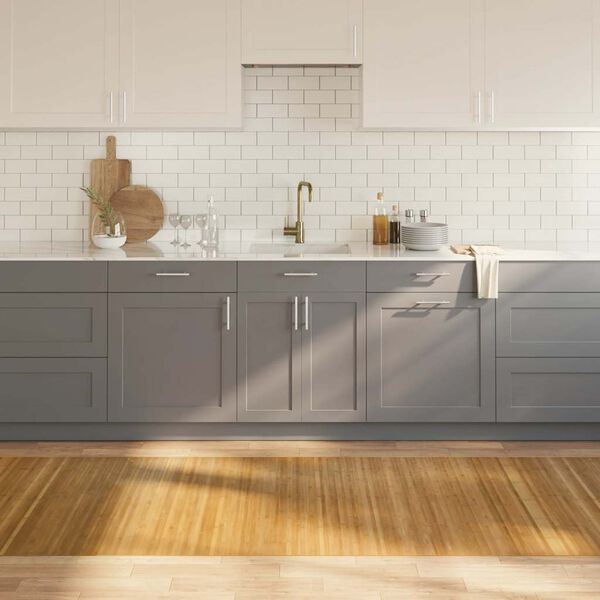 vidaXL Teppe rektangul&aelig;r naturell 100x300 cm bambus