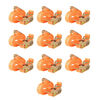 vidaXL Jekkestropper med skralle 10 stk 0,4 tonn 6mx25mm oransje