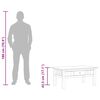vidaXL Salongbord 100x60x43,5 cm heltre furu Panama Range