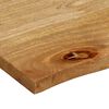 vidaXL Bordplate 100x60x2,5 cm naturlig kant heltre mango