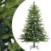 vidaXL Kunstig sammensatt juletre 150 cm PVC og metall Gr&oslash;nn