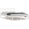 vidaXL Sengeramme hvit heltre furu 120x190 cm Small Double