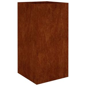 vidaXL Plantekasse 40x40x80 cm cortenst&aring;l