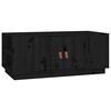 vidaXL Salongbord svart 100x50x41 cm heltre furu