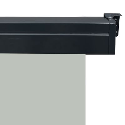 vidaXL Sidemarkise for balkong 100x250 cm grå