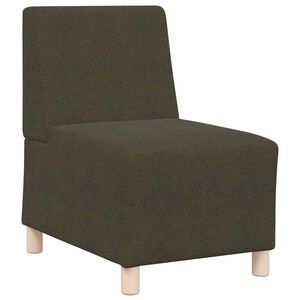 vidaXL Modul Sofa Enhet Armfri Army gr&oslash;nn 55 x 74 x 82 cm