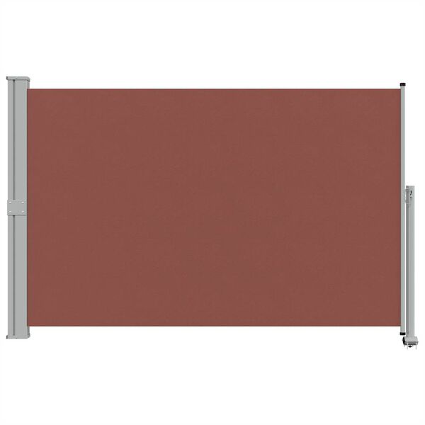vidaXL Uttrekkbar sidemarkise 160x300 cm brun