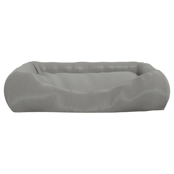 vidaXL Hundesofa med puter gr&aring; 75x58x18 cm oxford-stoff