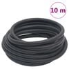 vidaXL Luftslange svart 10 m hybrid gummi og PVC