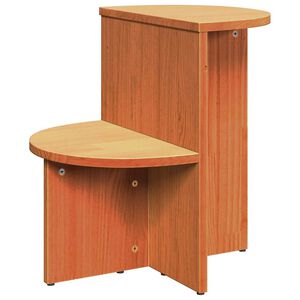 vidaXL Kaffebord Vokset Brun 50 x 40 x 50 cm Heltre furu