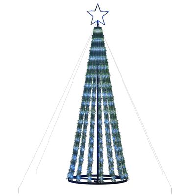 vidaXL Juletre lyskjegle 275 LED blå 180 cm