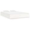 vidaXL Sengeramme hvit heltre 180x200 cm Super King