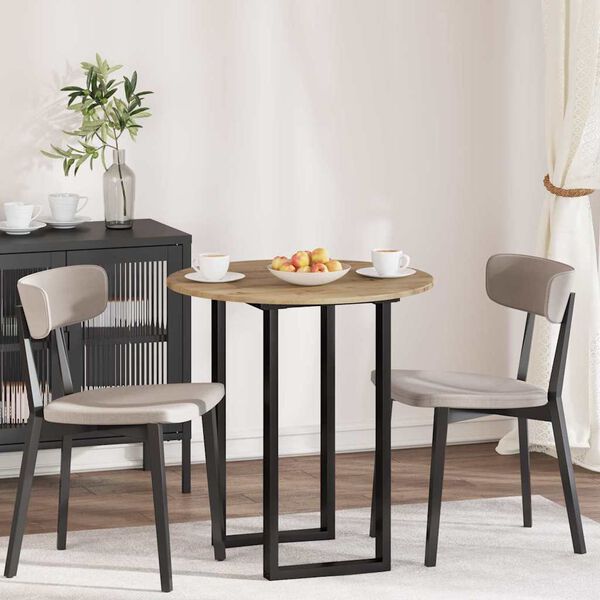 vidaXL Bordplate artisan eik 70 x 70 x 1,5 cm Konstruert tre