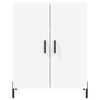 vidaXL Highboard hvit 69,5x34x180 cm konstruert tre