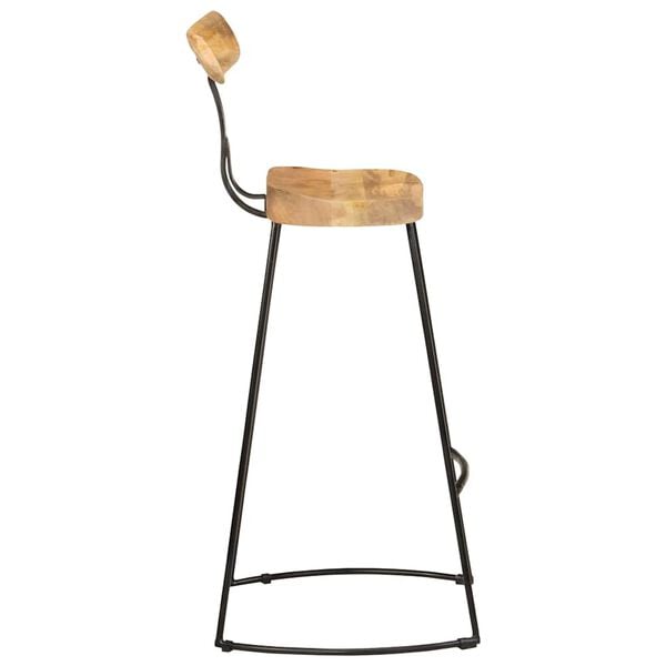 vidaXL Barkrakker 2 stk 49x43x103 cm heltre mango