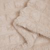 vidaXL Kastteppe Beige 150 x 130 cm Fleece