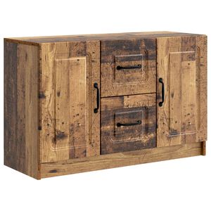 vidaXL Serviesskap Gammelt tre 89 x 34,5 x 57 cm Konstruert tre