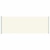 vidaXL Uttrekkbar sidemarkise 220x600 cm kremhvit