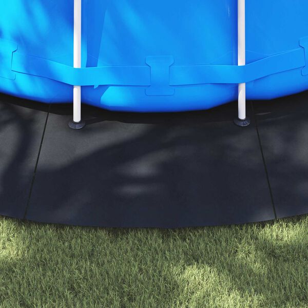 vidaXL Bunnark til basseng Svart &Oslash; 610 cm Uvevd Stoff