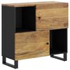 vidaXL Skjenk med 2 d&oslash;rer 80x33x75 cm heltre mango