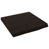 vidaXL Vegghylle m&oslash;rkebrun 40x40x(2-4) cm behandlet heltre eik
