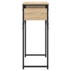 vidaXL Konsollbord med hylle sonoma eik 75x30x75 cm konstruert tre