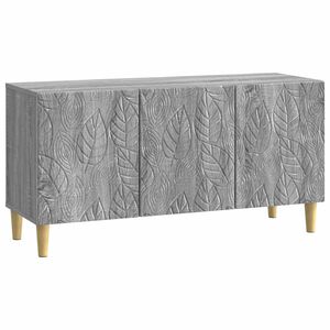 vidaXL TV-skap 99 x 34,5 x 50 cm Gr&aring; Sonoma Konstruert tre