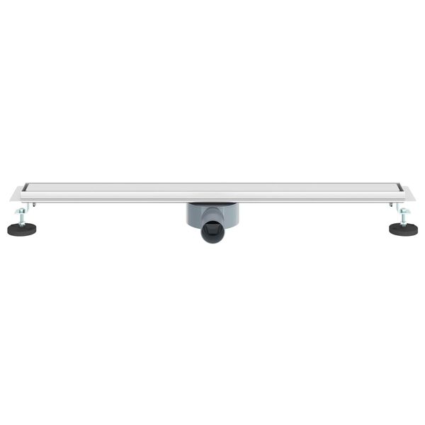 vidaXL Dusjdren 2-i-1 med 360&deg; Siphon s&oslash;lv 80 cm Rustfritt St&aring;l 304