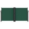 vidaXL Uttrekkbar sidemarkise 120x1200 cm mørkegrønn